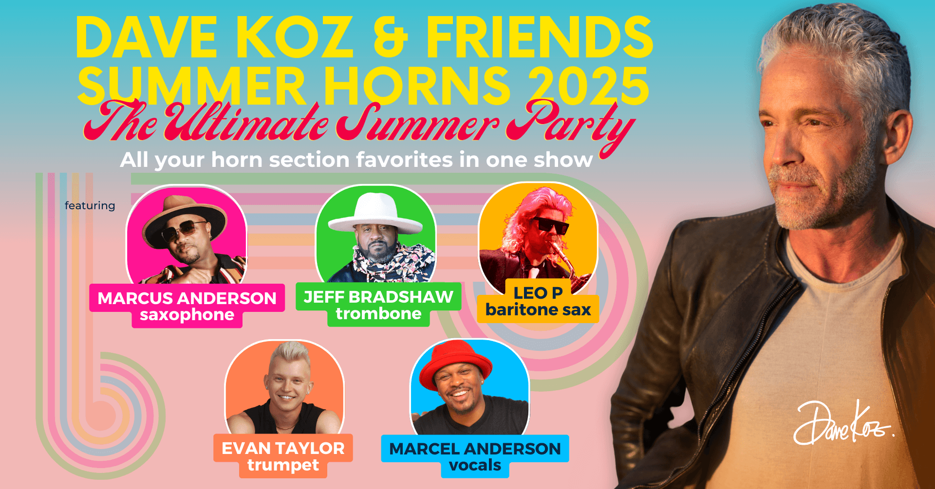 Dave Koz & Friends Summer Horns 2025 — Thornton Winery